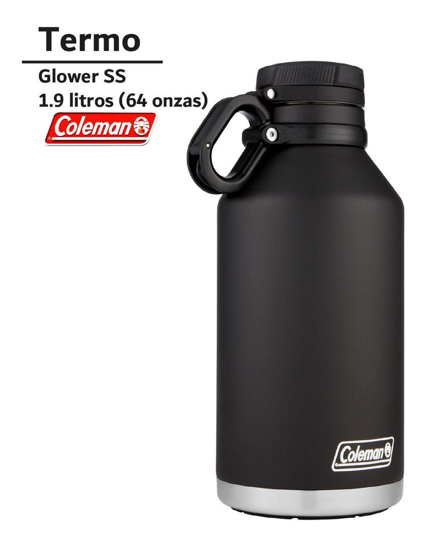 Termo 64 Oz Cantimplora Acero Inoxidable Growler SS Negro 2016926 Coleman2016926 - CON