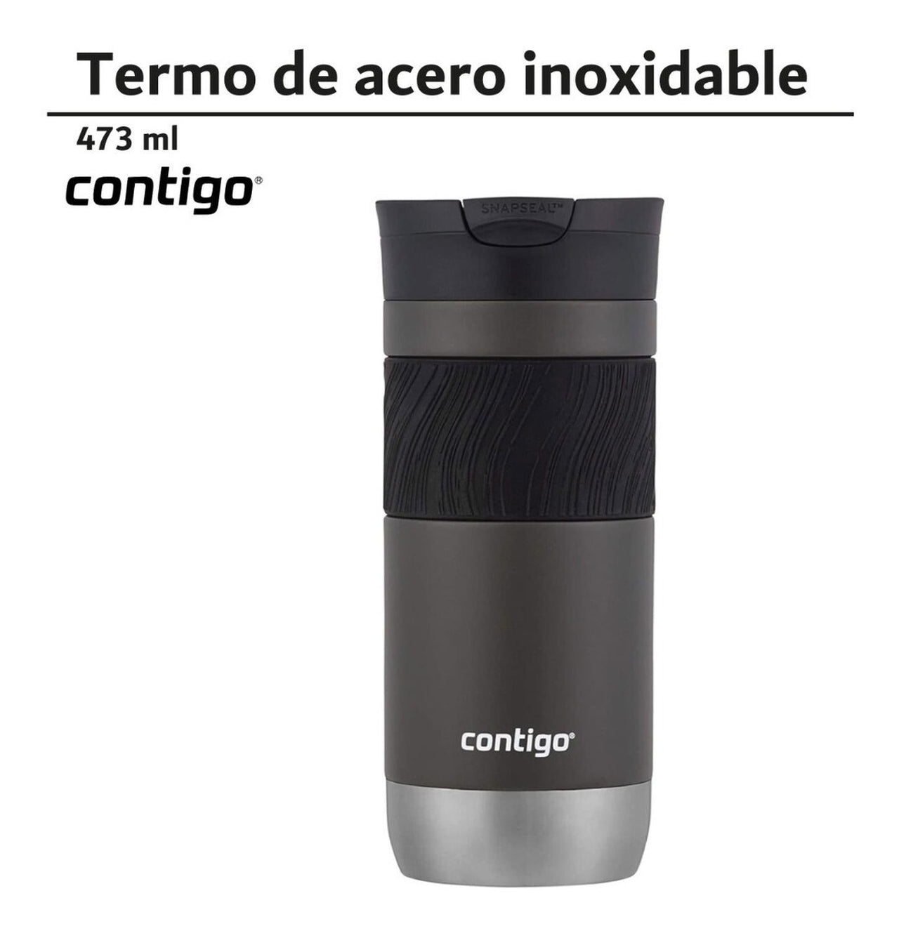 Termo Acero Inox Sistema Snapseal Byron 473 Ml Contigo