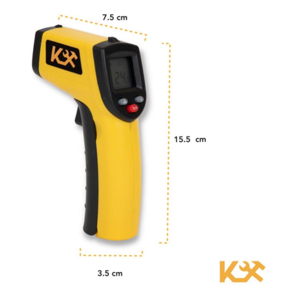 Termómetro Laser Infrarrojo -50 A 380 Grados Kingsman