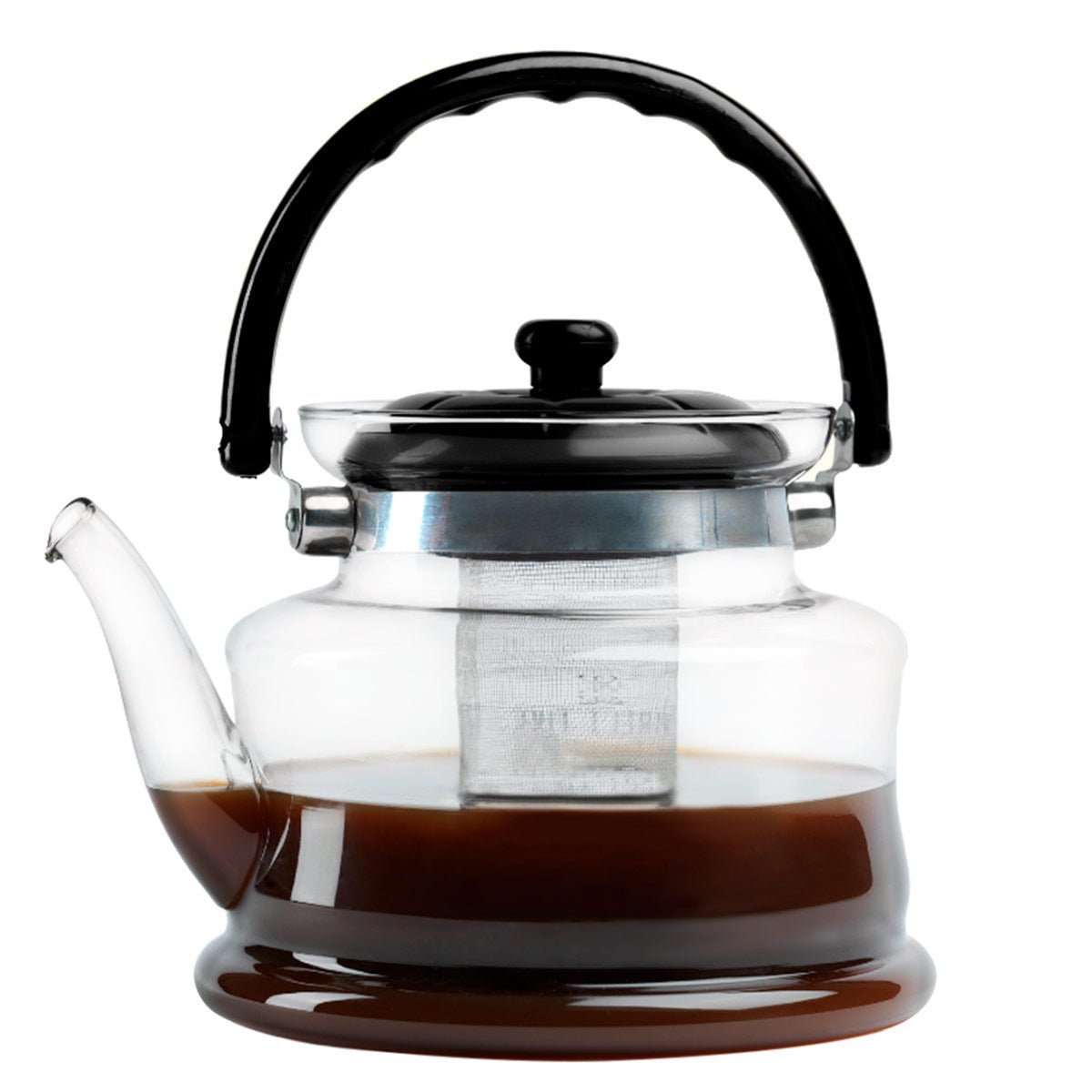 Tetera Borosilicato Vidrio Calentar Agua Café Santa Elenita