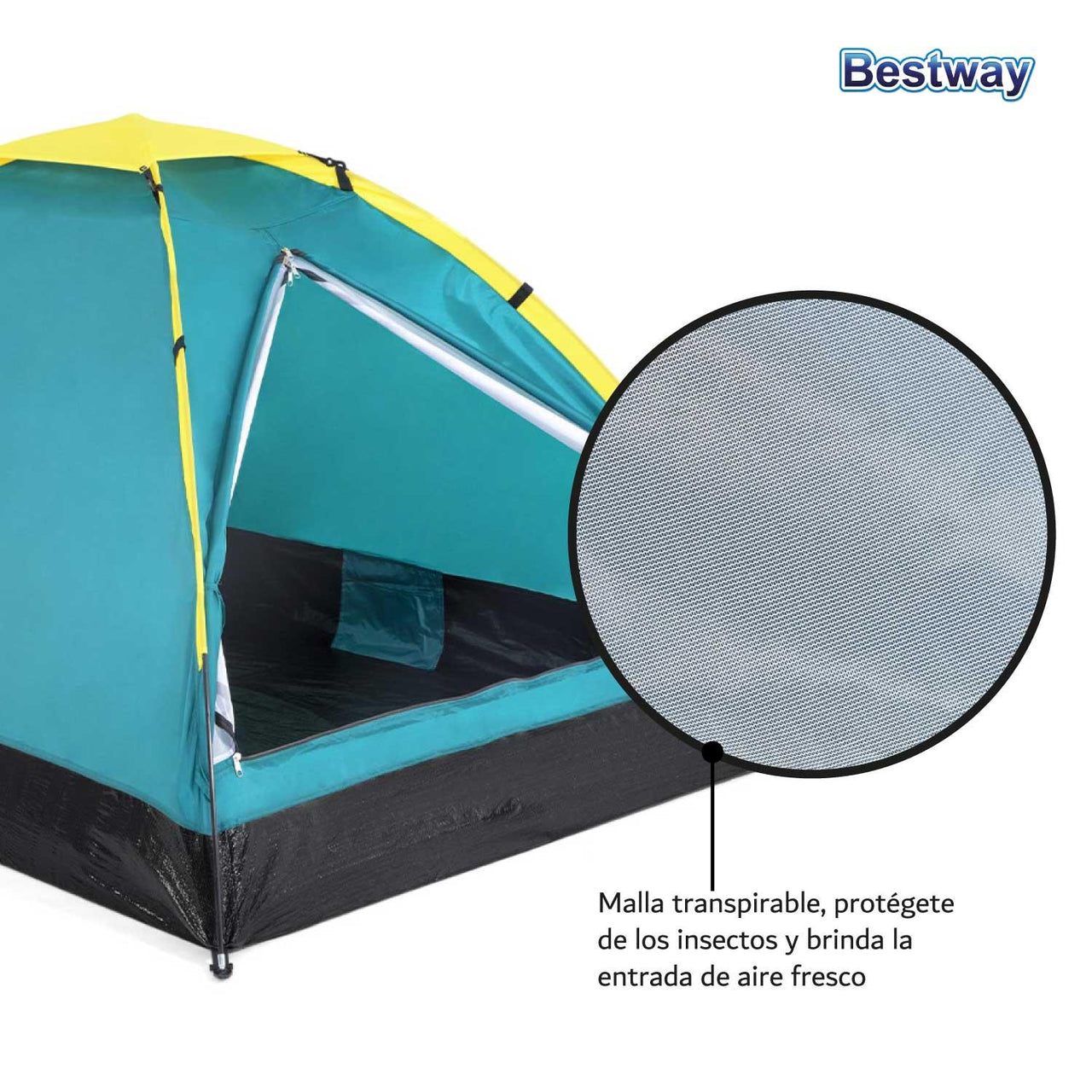 Tienda Casa De Campaña Para 3 Personas Modelo 68085 Pavillo Bestway