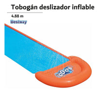 Tobogán Pista Deslizable H2OGO Individual 488 cm Modelo 52326 Bestway52326 - BEST