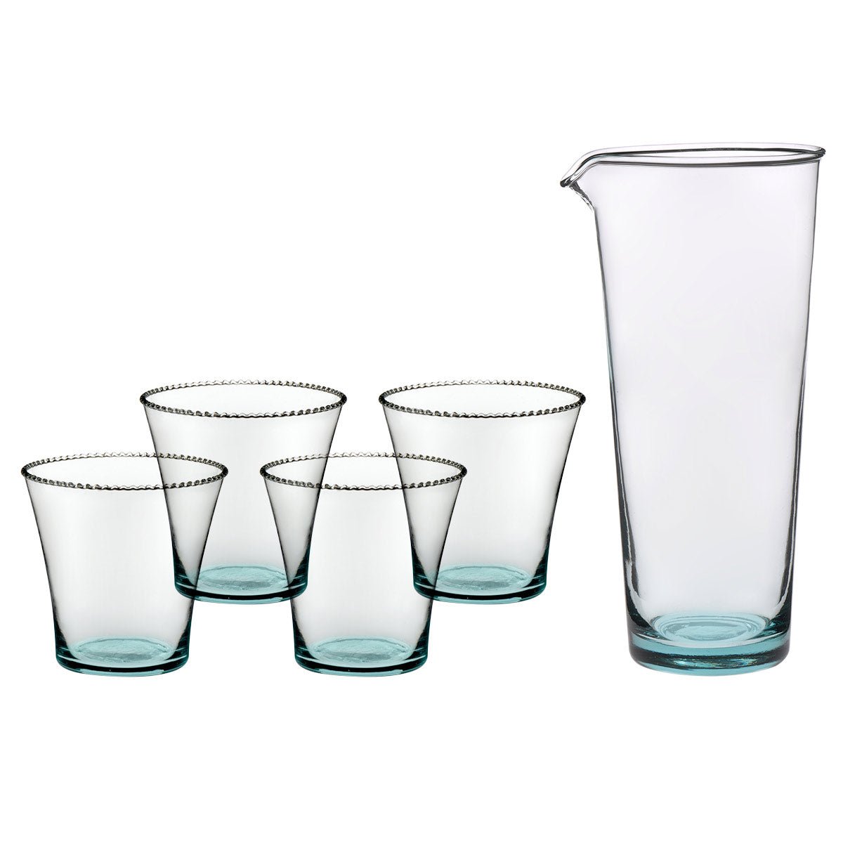 Vaso 295ml 4 Pzas + 1 Garrafa Vidrio Cocina Prologue Libbey