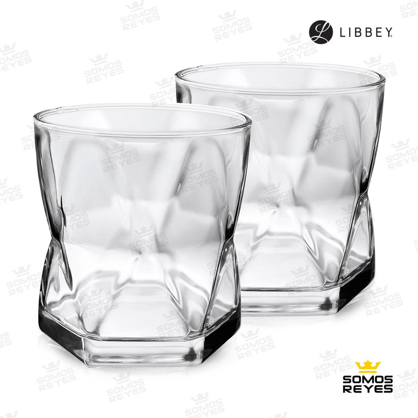 Vaso Cervecero Vidrio Elegante Rombus Dof 352ml 24 PiezasCOMBO - LIBBEY - 08