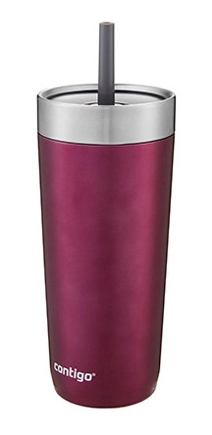 Vaso Luxe Tumbler 18 Oz Con Popote Acero Inoxidable Contigo