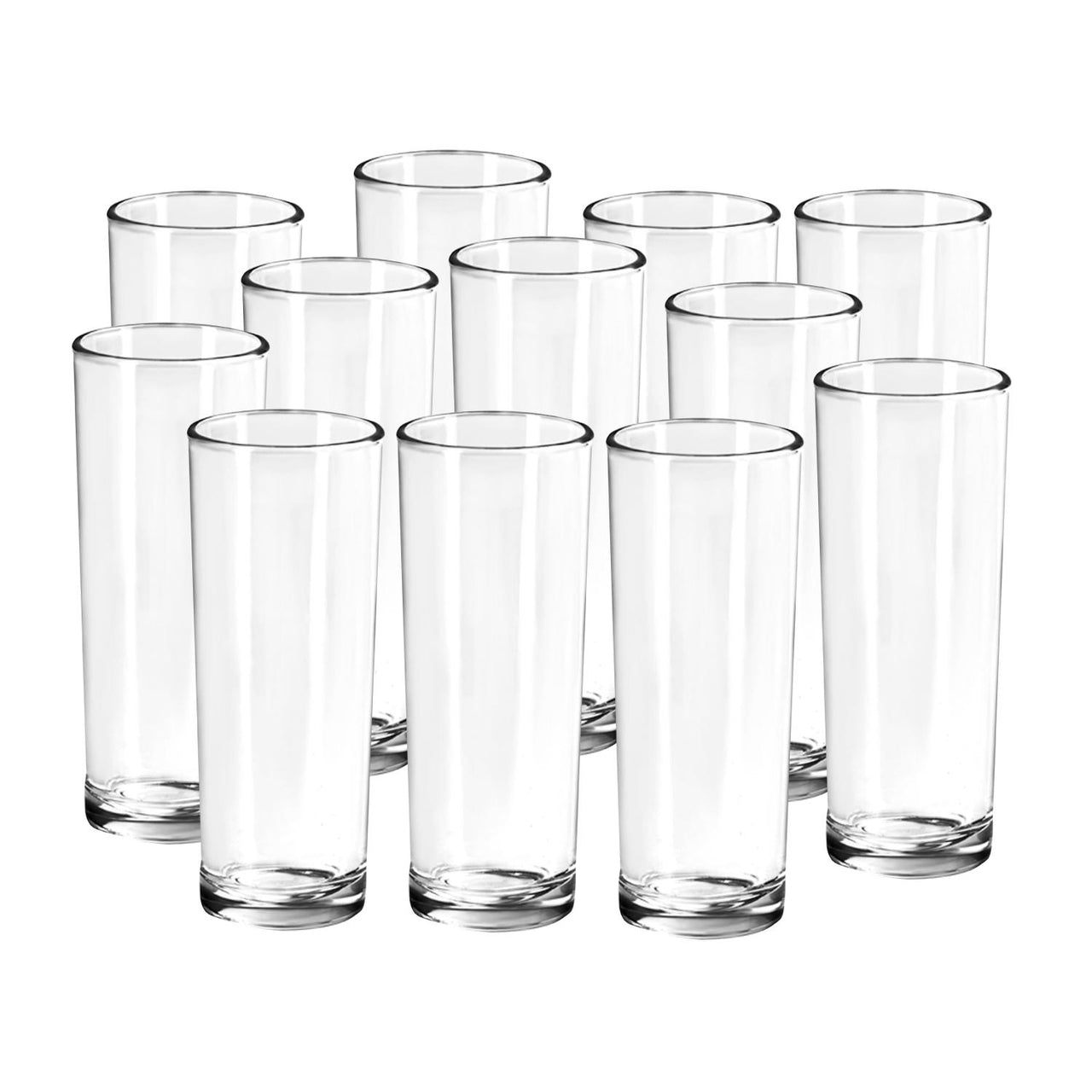 Vaso Para Agua Vidrio Alto Janeiro 320ml Pack 144 Piezas