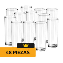 Vaso Para Agua Vidrio Alto Janeiro 320ml Pack 48 Piezas1702702 - LIB