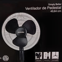 Thumbnail for Ventilador De Pedestal 16 Pulgadas 3 Velocidades Color Negro