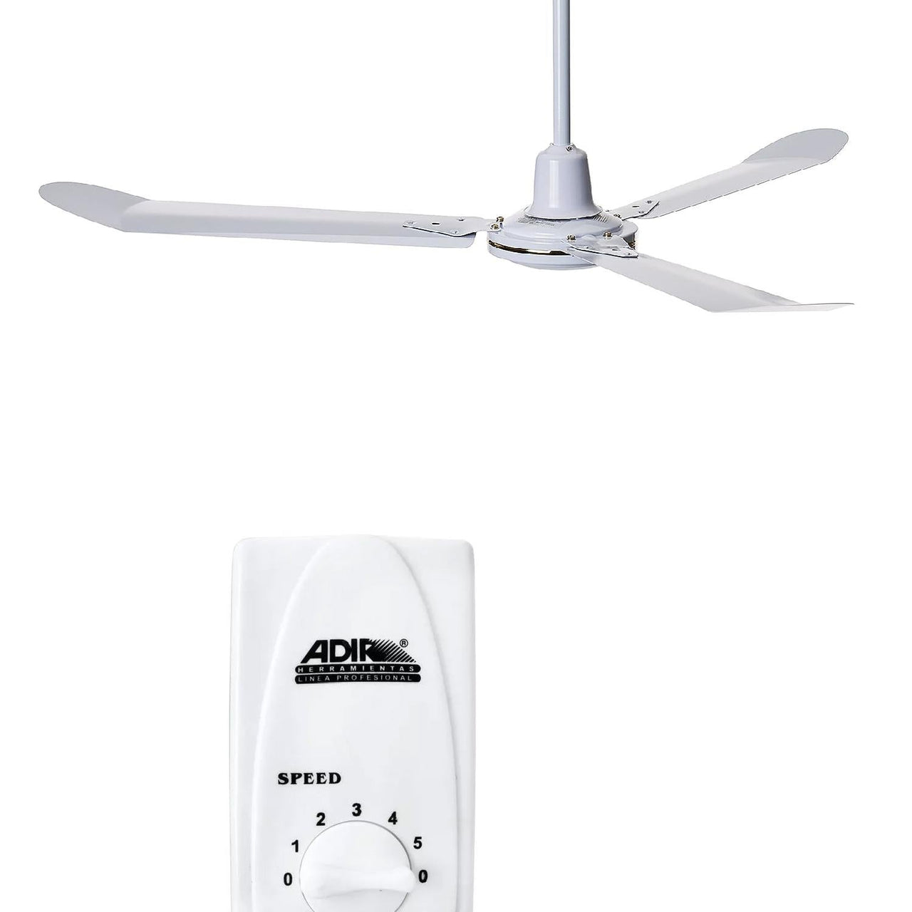 Ventilador De Techo 3 Aspas + Control Remoto De Pared Adir