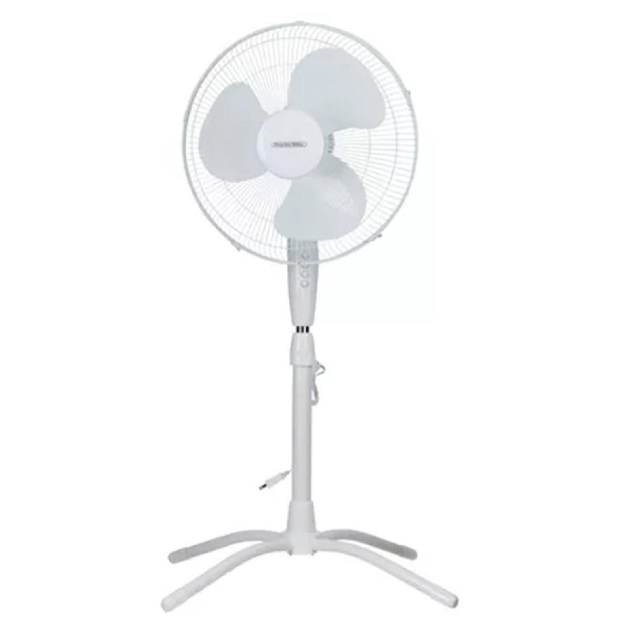 Ventilador Pedestal 16 Pulgadas 3 Velocidades Color Blanco