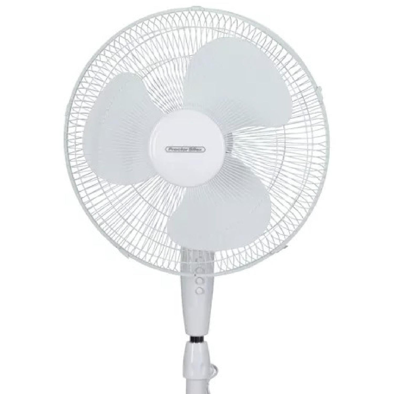 Ventilador Pedestal 16 Pulgadas 3 Velocidades Color Blanco