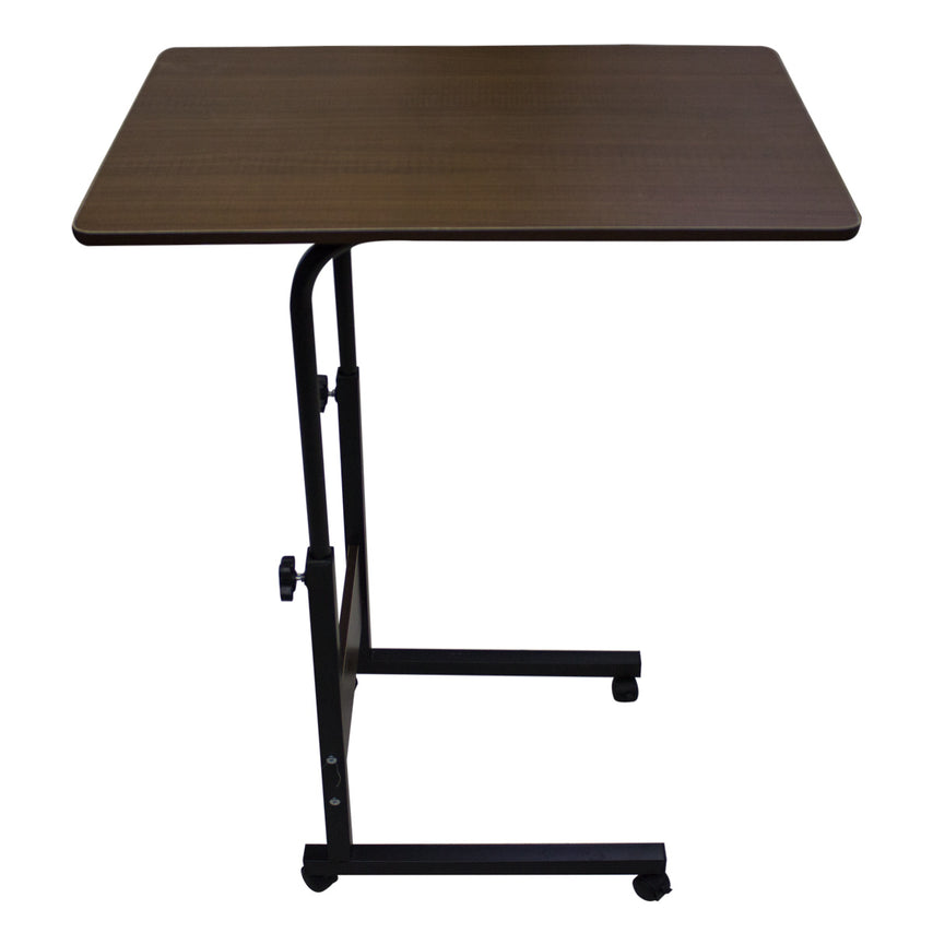 Mesa para Laptop con Ruedas Altura Ajustable Color Dark Oak 60 x 40 cm Modelo  ZOT-14