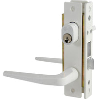 Cerradura Aluminio Basic Sencilla Color Blanco 16cl Lock