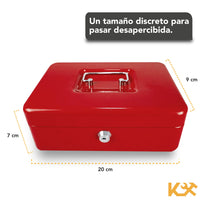 Caja Dinero 20 cm con Llave Roja Ts0030 Kingsman