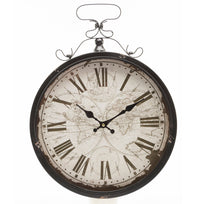 Reloj De Pared Num Romanos Innovador Cafe Crown Baccara