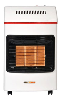 Calefactor Portatil Gas Lp 3 Radiantes Blanco Heat Wave