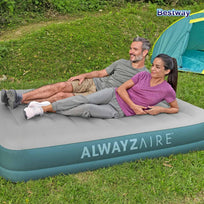 Colchón Inflable Queen Bomba Extraible Recargable Bestway