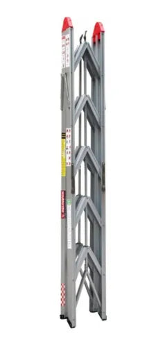 Escalera Plegable Pórtatil Aluminio Para 150 Kg 5 Escalones