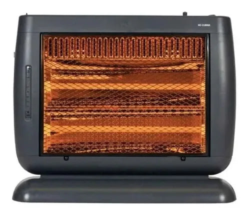 Calefactor Eléctrico Cuarzo Heat Wave Hq850 Negro 127v