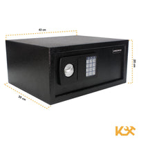 Caja Fuerte Digital Color Negro 20x43x35 cm KMCF43N Kingsman