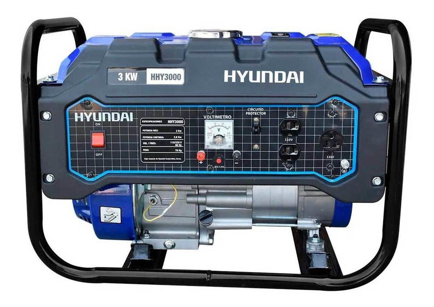 Generador Portatil 3000W Bifasico 110V/220V HHY3000 Hyundai